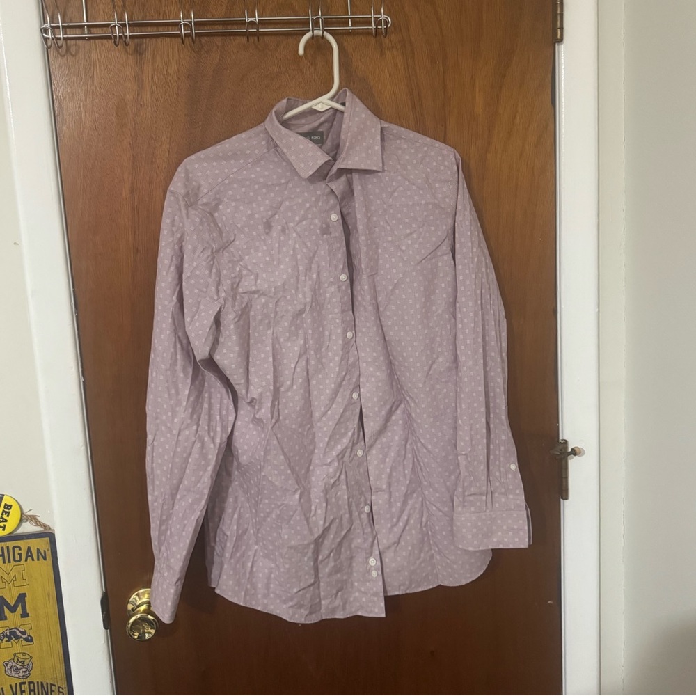 Michael Kors Lavender Button Down Shirt
